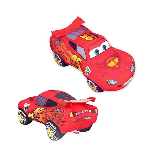 WKxinxuan Cars Flash Mcqueen Peluche, Peluche Cars, 25CM Cars Lightning Mcqueen Peluche Toy, Mcqueen Poupée en Peluche, Jouet