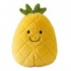 Ananas Peluche 20cm Jouet en Peluche en Forme De Ananas Mignon Fruits Poupée Oreillers en Peluche pour Enfant Et Adultes Cade