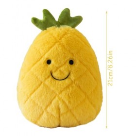 Ananas Peluche 20cm Jouet en Peluche en Forme De Ananas Mignon Fruits Poupée Oreillers en Peluche pour Enfant Et Adultes Cade