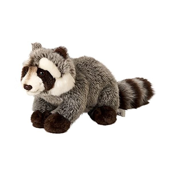 Uni-Toys - Raton Laveur, Assis - 23 cm Longueur - Peluche, Doudou