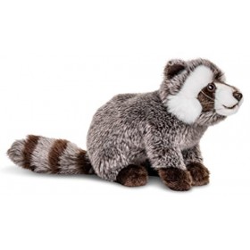 Uni-Toys - Raton Laveur, Assis - 23 cm Longueur - Peluche, Doudou