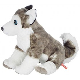 Wild Republic Peluche Chien Husky, Cuddlekins doudouier, Cadeaux pour Enfants, 30 cm, 13467, Multicolore