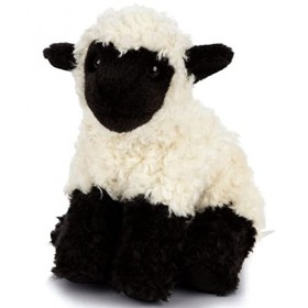 Peluche Living Nature - Agneau Noir 19cm 