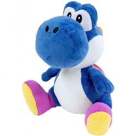 Little Buddy, Peluche Yoshi Bleu foncé, Super Mario Bros, 15,2&nbsp;cm