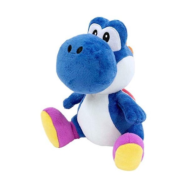 Little Buddy, Peluche Yoshi Bleu foncé, Super Mario Bros, 15,2 cm