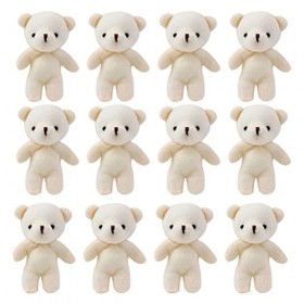 Toyvian Lot de 12 mini ours de 4. 3 pouces minuscules ours en peluche petits ours en peluche en gros mini animaux en peluche 