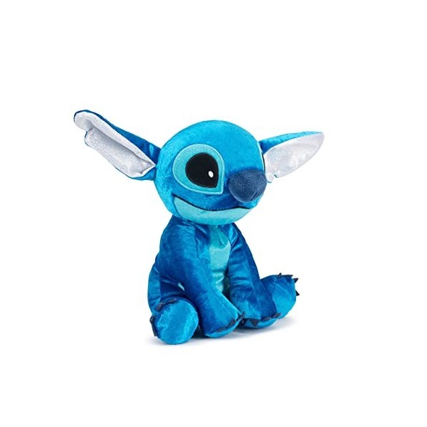 Simba 6315870407X06 Disney 100 Years Platinum Stitch, 25 cm Plush Toy, Anniversary Items, from The First Months of Life