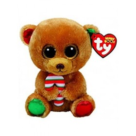 Ty - TY37240 - Beanie Boos - Peluche Bella lours Brun