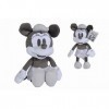 Disney Peluche Minnie Retro 23 CM Noir ET Blanc, 5876407