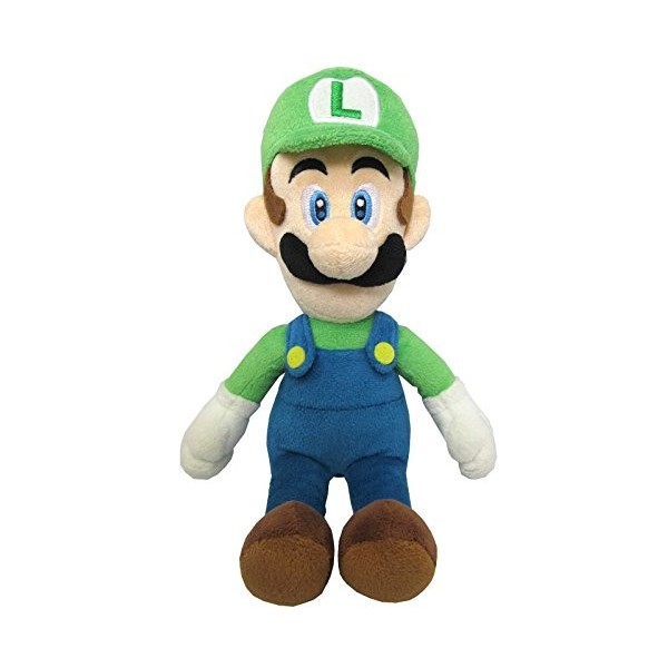 Sanei Super Mario AC02 All Star Collection Luigi Peluche 25,4 cm Taille S