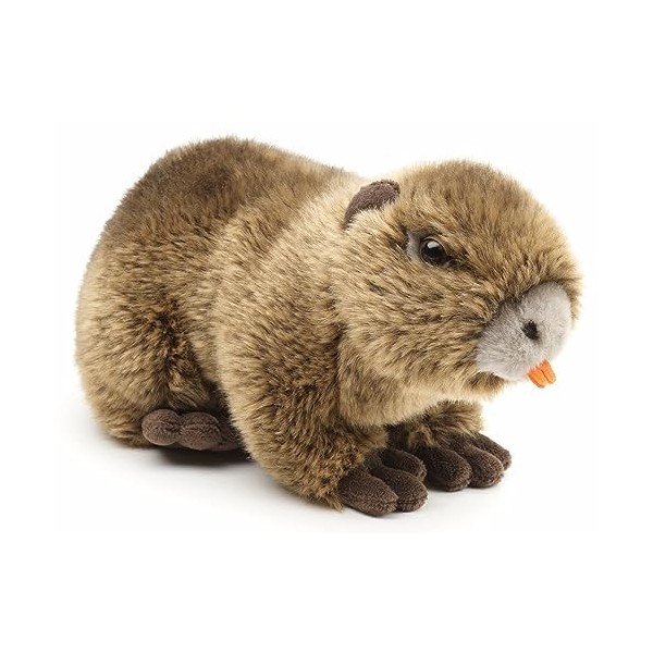 Uni-Toys - Nutria - 21 cm Longueur - Peluche Rongeur, Rat Castor, Loutre des Marais - Peluche, Doudou