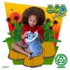 EcoBuddiez - Tricératops de Deluxebase. Grande Peluche Dinosaure Douce de 30cm Faite de Bouteilles en Plastique Recyclées. Ca