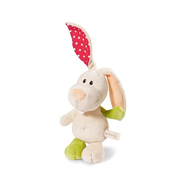 NICI 39685 Doudou Lapin Tilli 25 cm – Peluche pour bébé, Tout-Petits et Tous Les Amateurs de Peluches – Beige – 1 pièce 1 pi