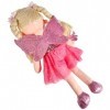 Sweety Toys 11803 Poupée en Tissu Fée Princesse Rose 45 cm