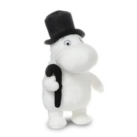 Aurora, 13204, Moomin Moominpappa 16,5cm,Blanc, Peluche,