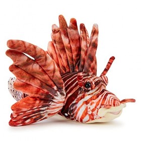 Zappi Co Peluche pour Enfants Poisson-Lion Jouet en Peluche 28-30cm Collection danimaux Safari Peluche Nouveau Né Enfant P