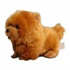 Asotagi Coussin en peluche en forme de chien mignon de 25,4 cm pour canapé, chambre à coucher