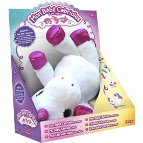 Mon Bébé Cabrioles et ses Copains - Lulu la Licorne - Peluche à fonction - Dès 2 ans - Lansay