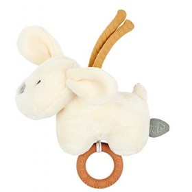 Nattou Mini Peluche Musicale, Chien Charlie, avec Boîte à Musique intégrée, 17 cm, Végétalien, Flanelle, Coton/Polyester, Van