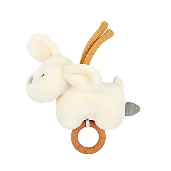 Nattou Mini Peluche Musicale, Chien Charlie, avec Boîte à Musique intégrée, 17 cm, Végétalien, Flanelle, Coton/Polyester, Van