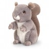 tachi Peluche écureuil gris - 18 cm - En peluche - Chaton assis