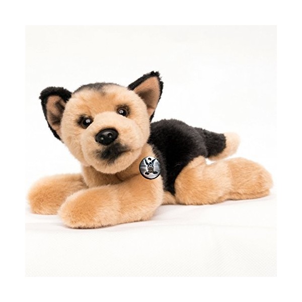 Peluche chien de berger assis 24 cm - Lexi