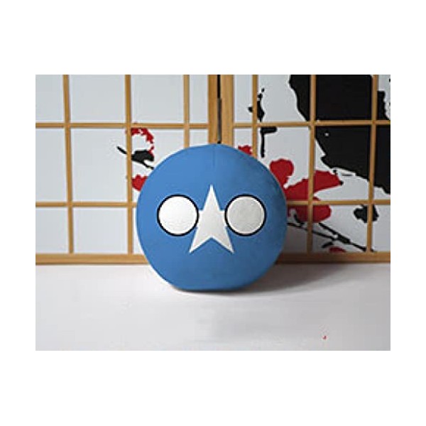 Peluche De Poupée Anime Polandball, Poupée en Peluche Countryball en Peluche Courte, Pays Bal National Espagne Autriche Mexiq