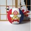 Peluche De Poupée Anime Polandball, Poupée en Peluche Countryball en Peluche Courte, Pays Bal National Espagne Autriche Mexiq