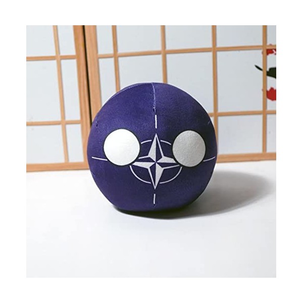 Peluche De Poupée Anime Polandball, Poupée en Peluche Countryball en Peluche Courte, Pays Bal National Espagne Autriche Mexiq