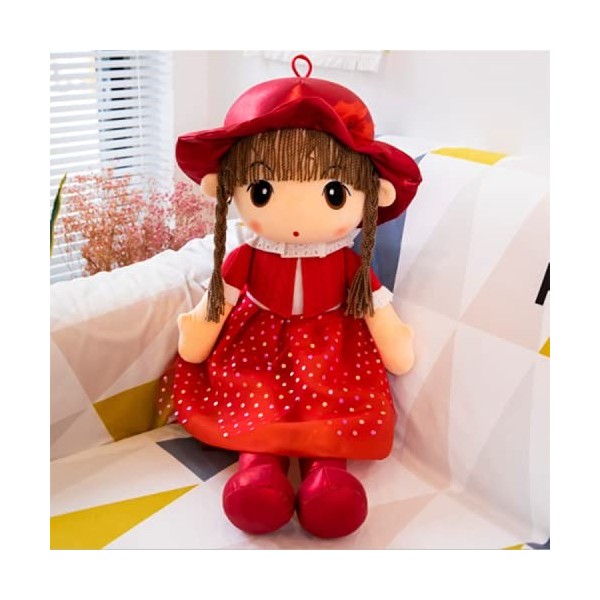 ITODA Mignonne Poupée de Chiffon Bébé Fille Jouet en Peluche Douce Poupée Adorable Décoration Chambre Maison Mini-Princesse P