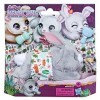 Hasbro- Animaux de Compagnie Furreal Newborns Chien ou Chat sdos. Ouvrir et Fermer Les Yeux. Comprend 4 Accessoires, F4084, M