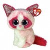 Ty - Beanie Boos - Peluche Mai le Chat 15 cm, Rose et Blanc, TY36371