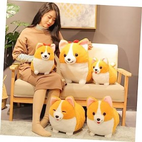 Toyvian Poupée Corgi Chiens en Peluche pour Enfants Jouet De Fille Jouet pour Enfants Oreiller en Peluche pour Chien Poupée C