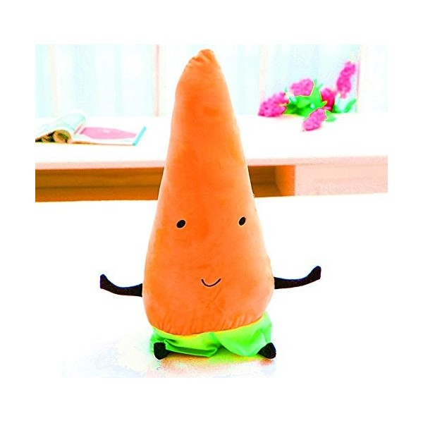 Tikwisdom Pre-Kindergarten Toys soft toys lumbar pillow,Carrot, stuffed toys Orange total height 65CM