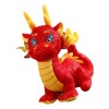 BRIGHTFUFU Figures Danimaux du Zodiaque Figurine Miniature De Dragon Mascotte De Lannée du Dragon Poupée Dragon 2024 Jouet De