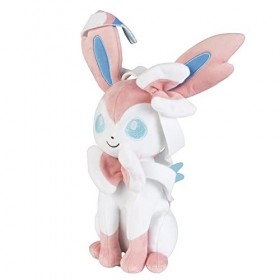 Pokemon Peluche Sylveon Nymphali 20 cm – Jouet Nouvelle Vague 2022 – Peluche Licence Officielle