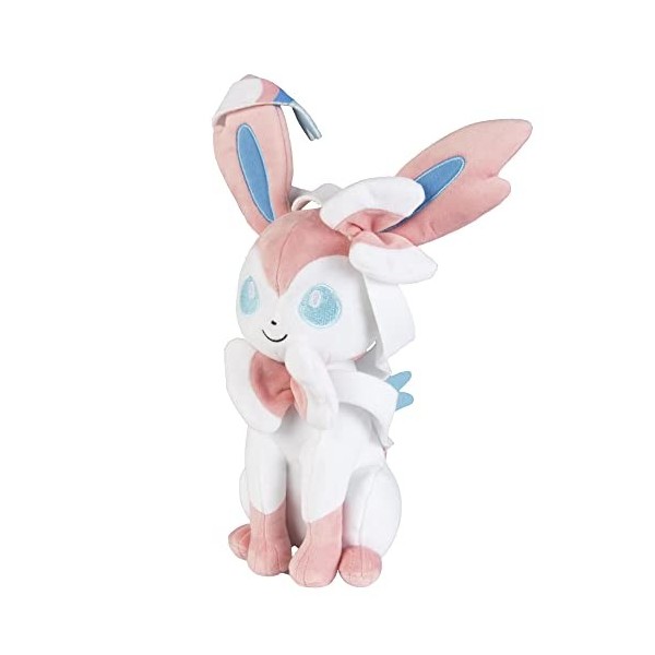 Pokemon Peluche Sylveon Nymphali 20 cm – Jouet Nouvelle Vague 2022 – Peluche Licence Officielle