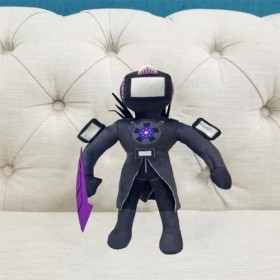Nouvelle peluche de toilette Skibidi, mise à niveau de la peluche Titan TV Man, poupée en peluche drôle Skibidi toilettes Tit