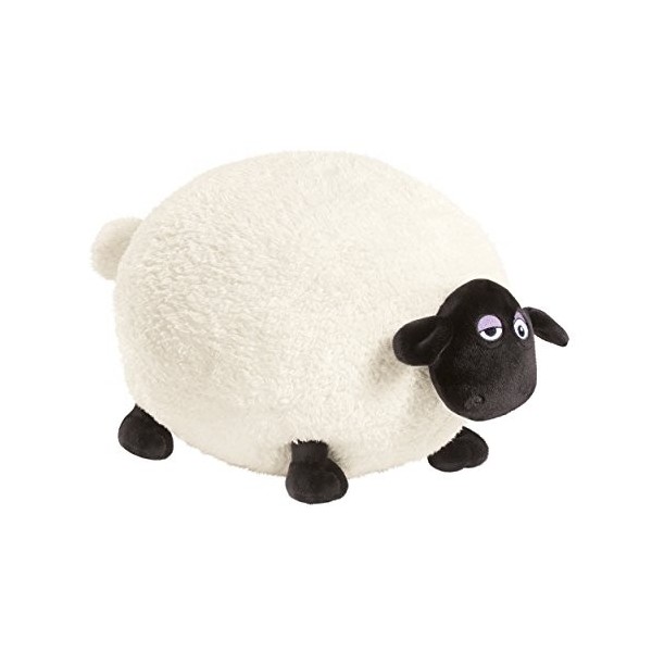 NICI- Peluche Mouton Shirley 30cm, 39657, Noir/Blanc