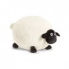 NICI- Peluche Mouton Shirley 30cm, 39657, Noir/Blanc