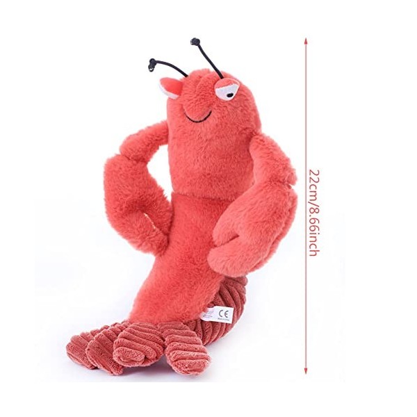 Peluches Figurine, Peluche Homard, 22cm Jouet en Peluche, Poupée de La vie marine en Peluche, Poupée en Peluche Douce, Poupée