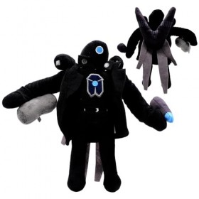 Hilloly Skibidi Moniteur Peluche Poupée,Dessin Animé Peluche Jouets,Coton PP Remplissage Poupée en Peluche Décoration de la M