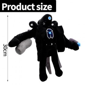 Hilloly Skibidi Moniteur Peluche Poupée,Dessin Animé Peluche Jouets,Coton PP Remplissage Poupée en Peluche Décoration de la M