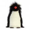 Aurora, 03512, Luxe Boutique, Theo Rockhopper Penguin, 28cm, Peluche, Noir et Blanc