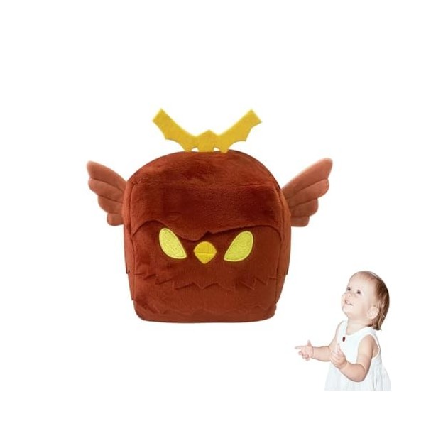 SBTRKT Nouveau Produit blox Fruits Jeu Accessoires périphériques boîte de léopard de Fruits en Peluche poupée boîte Violette,