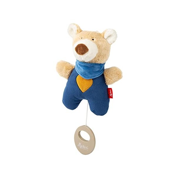 Sigikid- Mädchen und Jungen Mini Peluche Musicale, 42545, Hibou
