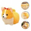 Toyvian Poupée Corgi Oreiller en Peluche pour Chien Animal en Peluche Chiot Jouet Corgi Jouet en Peluche pour Chiens Bébé Cor