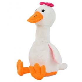 Winfried Koegler- Gans Kögler 75997-Daisy, loie bavarde avec Ruban, 26 cm env, Peluche avec Fonction de Reproduction, répète