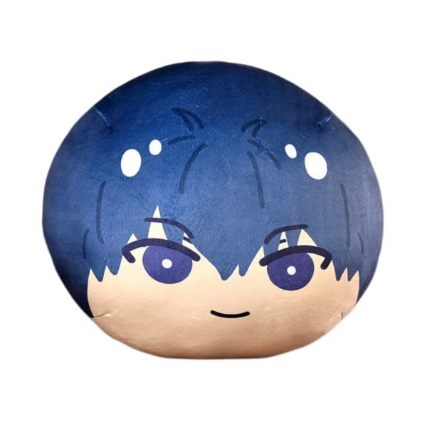 Sonsoke Blue Lock Anime Sphericity Oreiller en peluche pour Halloween, anniversaire, cosplay, 30 cm Isagi Yoichi 