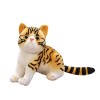 Doudou chat véritable, 26 cm, simulation réaliste, chat debout, jouet en peluche, jouet pour enfants et femmes